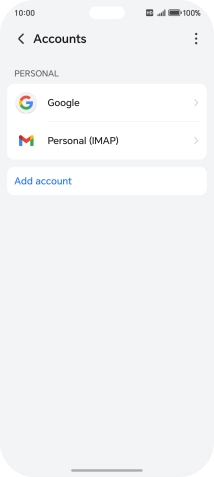 Press the menu icon. Press the menu icon.