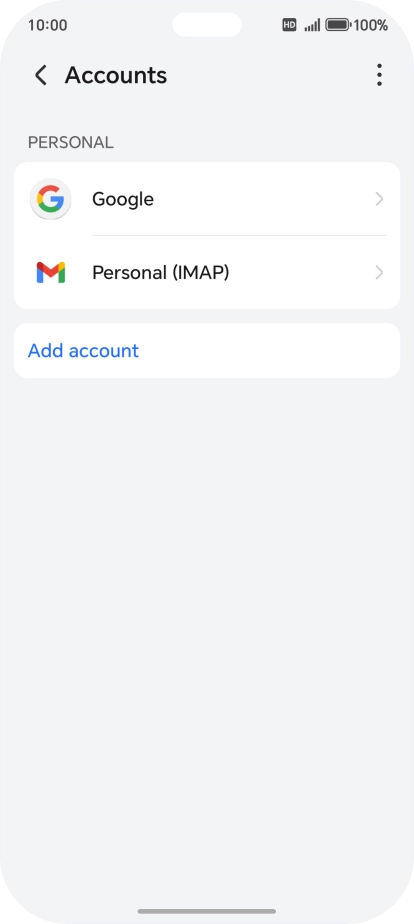 Press the menu icon. Press the menu icon.