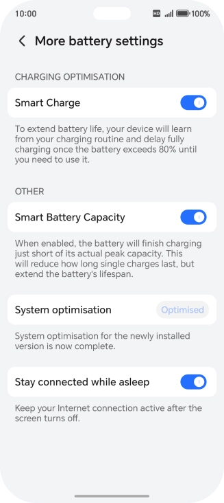 Press the indicator next to Press the indicator next to