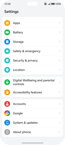 Press About phone. Press About phone.