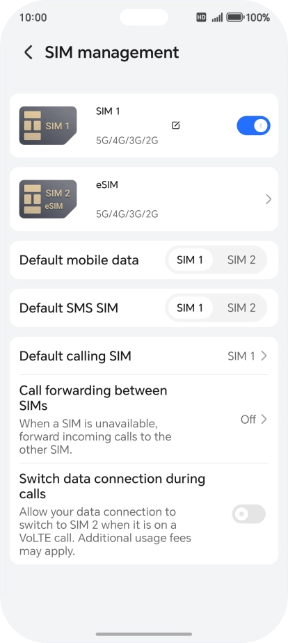 Press the required price plan. Press the required price plan.