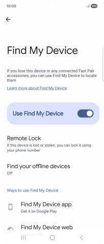 Press the Home key to return to the home screen.