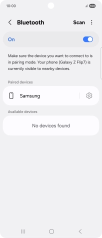 Press the Home key to return to the home screen.