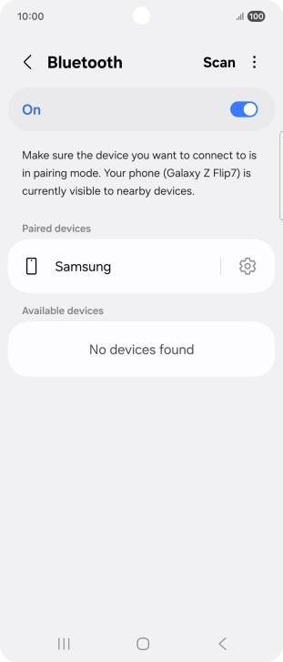 Press the Home key to return to the home screen.