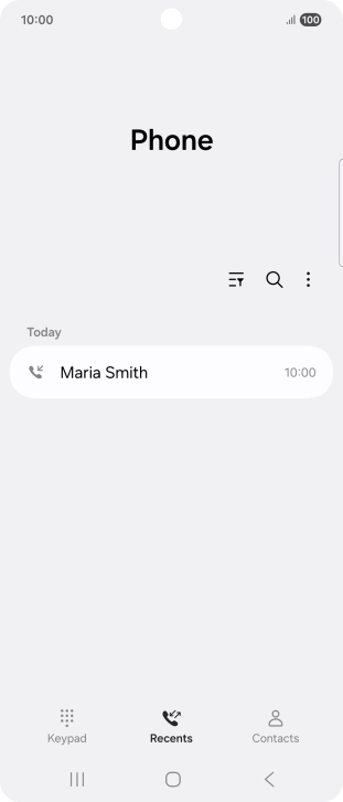 Press the required number.