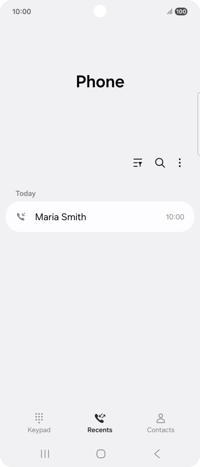 Press the required number.
