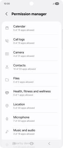 Press the required phone function.