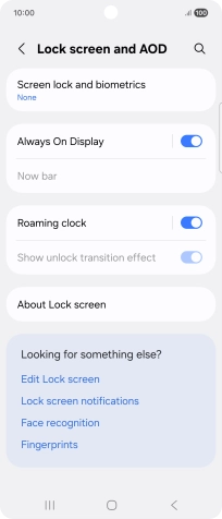 Press the Home key to return to the home screen.