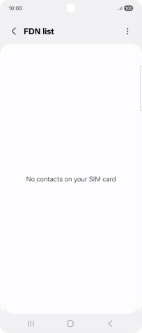 Press the menu icon.