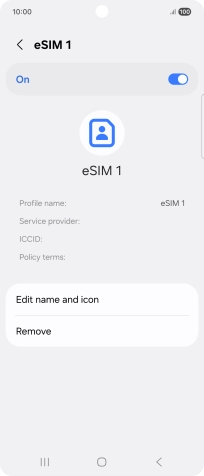 Press the indicator to turn use of the price plan on or off.