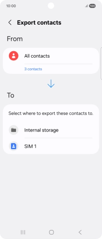 Press the name of the SIM.