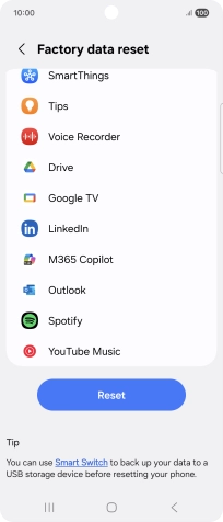 Press Reset. Press Reset.
