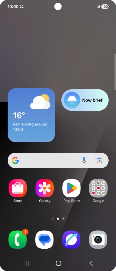 The missed calls icon shows that you have one or more missed calls.