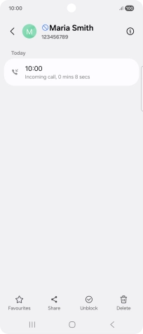 Press the Home key to return to the home screen.