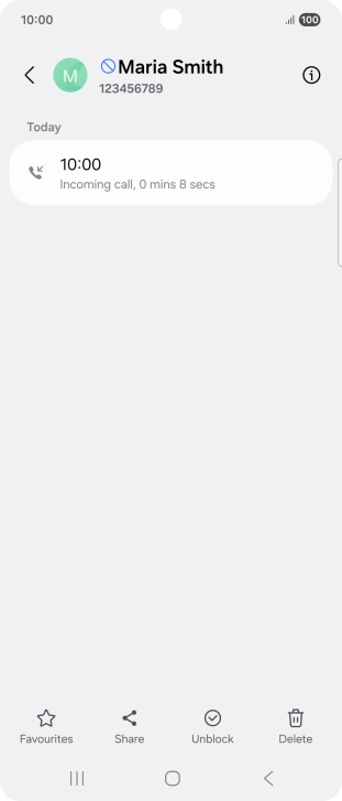Press the Home key to return to the home screen.