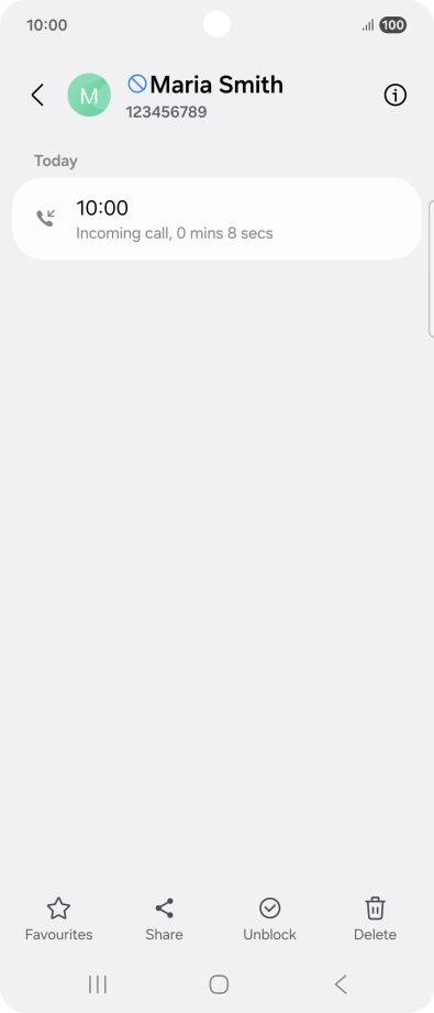 Press the Home key to return to the home screen.