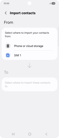Press the name of the SIM.
