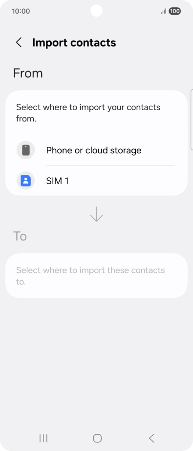 Press the name of the SIM.