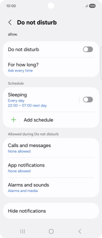 Press the indicator next to Press the indicator next to