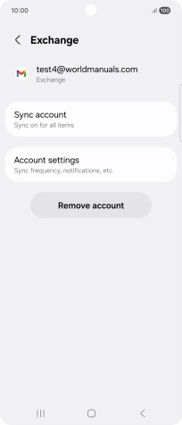 Press Remove account.