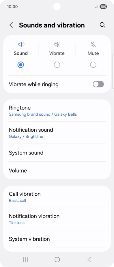 Press Ringtone.