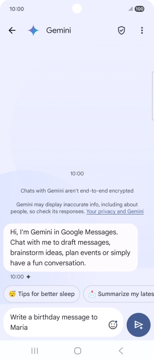 Write or say in your own words which topic you would like to use.