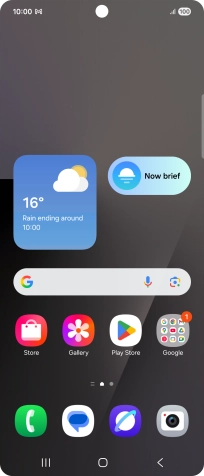 The email message icon shows that you've received a new email message.