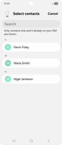 Press the field above 