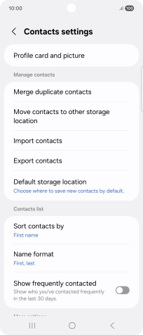 Press Merge duplicate contacts.