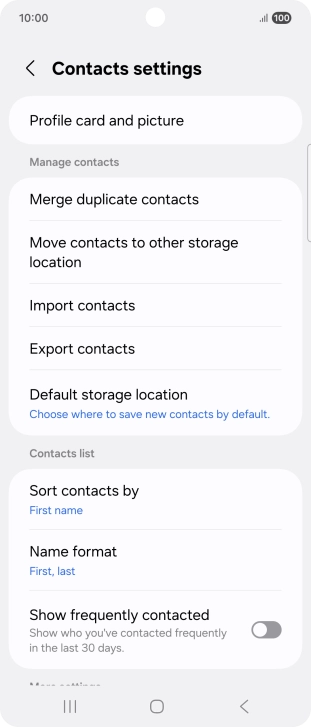 Press Merge duplicate contacts.