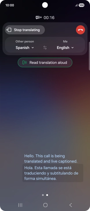 Follow the instructions on the screen to select the required language settings and use the function.
