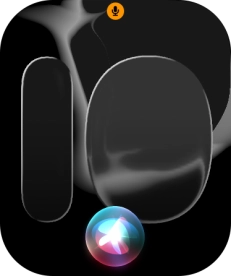 Press and hold the Digital Crown to turn on Siri.