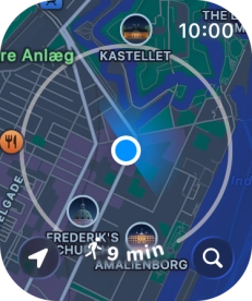 Press the search icon.