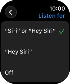 Press the required setting to turn the function on or off.