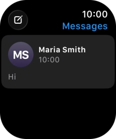 Press the required iMessage.