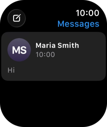 Press the required iMessage.