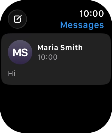 Press the required iMessage.