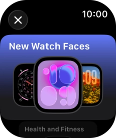 Turn the Digital Crown to see the different watch faces.