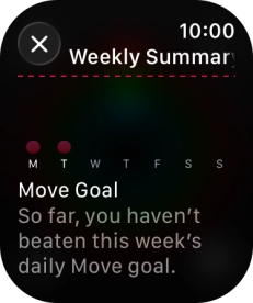 Press the Digital Crown several times to return to the main menu.