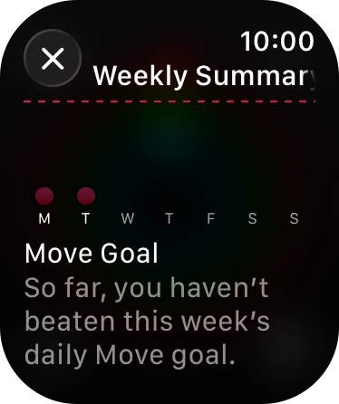 Press the Digital Crown several times to return to the main menu.