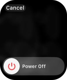 Press and drag the power off icon right.