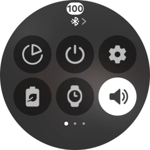 Press the power off icon.