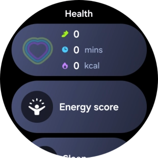 Press and hold the required widget.
