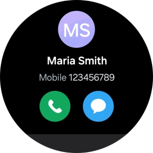 Press the call icon. Press the call icon.