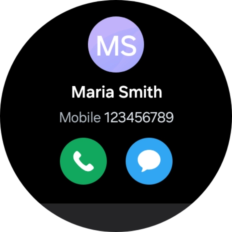 Press the call icon. Press the call icon.