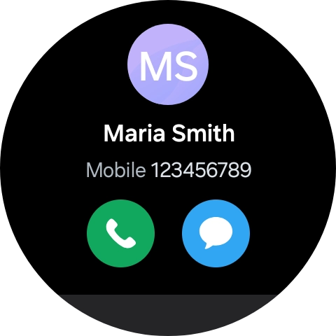 Press the call icon. Press the call icon.