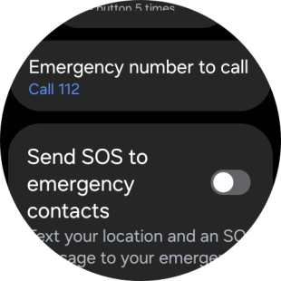 Press Emergency number to call.