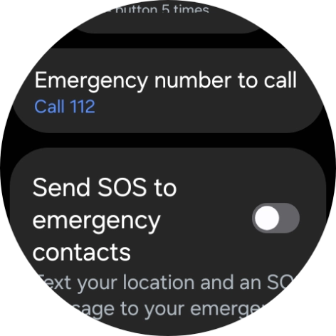Press Emergency number to call.