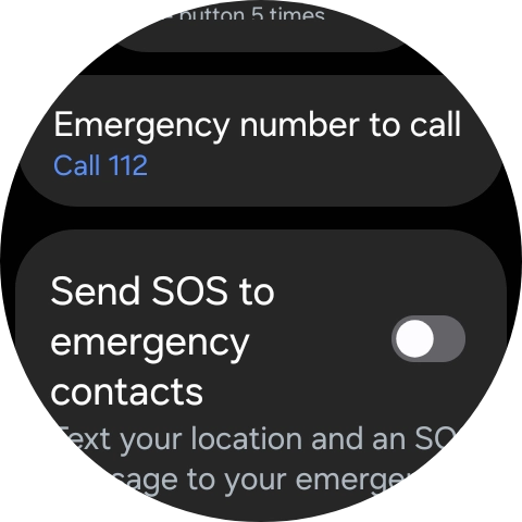 Press Emergency number to call.