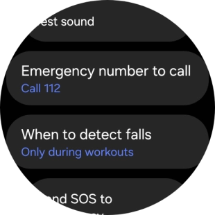 Press Emergency number to call.